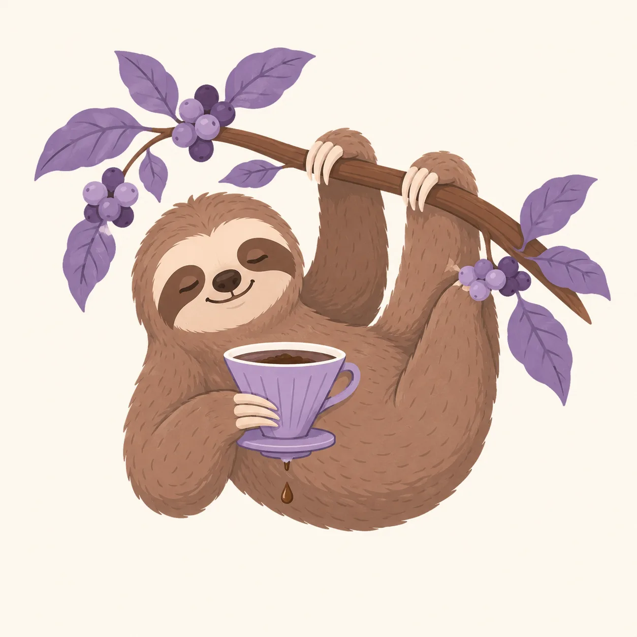 Slow Pouri maskott — laisik